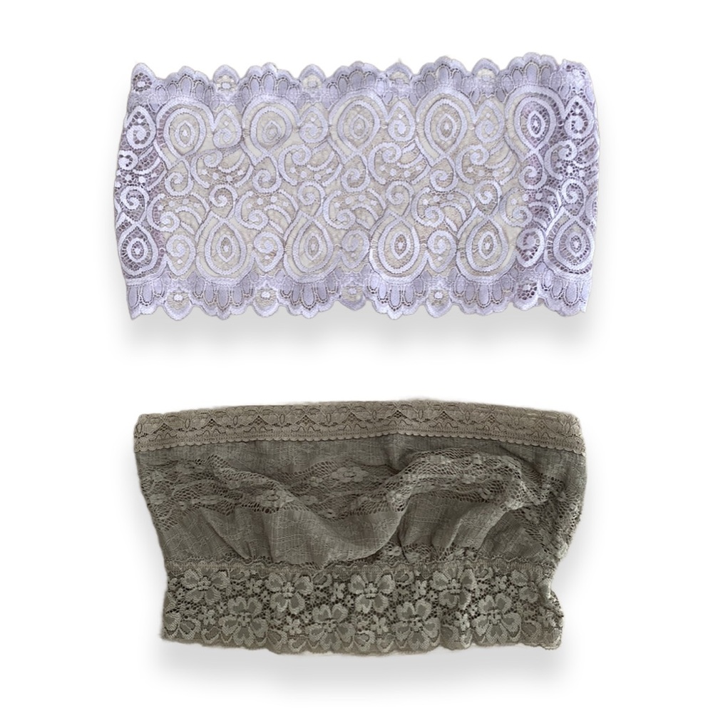 NWOT! Bundle FREE PEOPLE Intimately Lace Bandeau Bras-Size XS/S!
